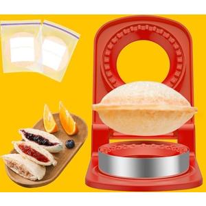 4 Pack GLSY Sandwich Cutter and Sealer - Round Crustless Sandwich Cutter for Peanut Butter and Jelly‌ Sandwich Maker, PB&J Snacks Party Food Prep