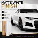 Matte White Vinyl Wrap for Cars, 50 x 5 ft, Air Release
Air-release channels help reduce bubbles, conformable vinyl for color changes, suitable for body panels, trim, and interiors, 50 x 5 ft, Air Release