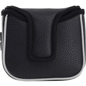 Big Teeth Heel Shaft Golf Square Mallet Putter Cover Headcover Center Shafted Putter Club Protector Compatible with High MOI Large Taylormade Scotty Cameron 6M DB