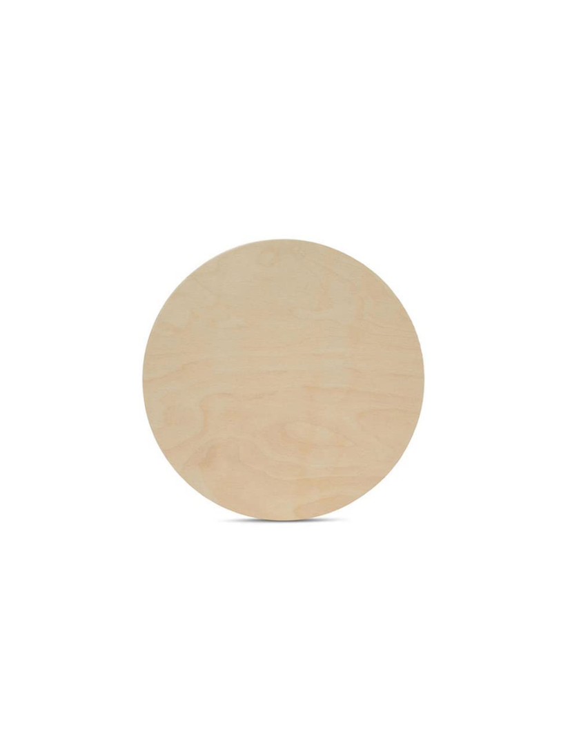Wood Circle Disc 19.5 inch Diameter, Birch Plywood, Pack of 10 Unfinished Round Wooden Circles for Crafts by Woodpeckers