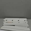 Vintage White Display Riser, Earring Display Stands, Showcase Cascading Merchandise Organizer Tray Vendor Display Supplies for Tabletop Shows Solid Wood (4tier)