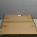 Tatub 20" End Table with Charging Station, Industrial Square Side Table with USB Ports & Outlets, Versatile 2-Tier Small Nightstand for Bedroom Living Room, Black