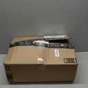 Cooling Side Sleeper Pillow for Neck and Shoulder Pain, Luxury Shredded Memory Foam Curved Bed Pillows for Sleeping Set of 1- Adjustable Queen Size- Washable Cover Crescent White