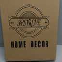 Spsyrine Serving Tray with Handles, Plastic Decorative Tray for Coffee Table, Living Room, Home Decor, 3040C