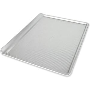 USA Pan Bakeware Cookie Sheet, Large, Warp Resistant Nonstick Baking Pan, Made in the USA from Aluminized Steel,Silver (Large - Set of 1)