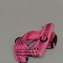 SlowTon No Pull Small Dog Harness and Leash Set, Puppy Soft Vest Harness Neck & Chest Adjustable, Reflective Lightweight Harness & Anti-Twist Pet Lead Combo for Small Medium Dogs (Fuchsia, XS) (A-Fuchsia - With Front Clip)