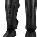 Raytos Shin Guards Kickboxing Martial Arts Karate Shin Guards Leg Guards Protector Muay Thai MMA Shock Absorption L