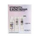 Redken Acidic Bonding Concentrate Mini Kit  Strengthening Shampoo, Conditioner & Leave In Treatment for Damaged Hair, Reduces Breakage & Split Ends, Travel Size