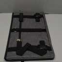 Rhino Valley Walker Bag, Multi Pockets Folding Walker Basket Tote Bag with Cup Holder, Hand-free Carry Pouch Storage Bag for Universal Walkers, Large Capacity Organizer for Seniors Elderly, Gray