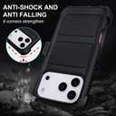 Defender for iPhone 17 Pro Max Case with Clip Holster,Heavy Duty Rugged Full-Body,2 Layers of Sturdy,Anti-Drop,Military-Grade Defender Cover for iPhone 17 Pro Max Phone Case (Black & Orange)
