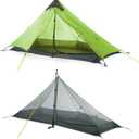 LANSHAN Ultralight Tent 3-Season Backpacking Tent for 1-Person or 2-Person Camping, Trekking, Kayaking, Climbing, Hiking