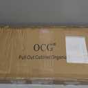 OCG Pull Out Cabinet Organizer (12" W x21 D), Pull out Shelves for Kitchen Cabinets, Slide Out Drawers for Base Cabinet Organization in Kitchen Bathroom Pantry, Bottom Mount, Chrome Finish