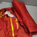 Halloween Men Costume Outfits Red Cloak Top Robe Cape Glove Belt Oversleeve Halloween Cosplay Fancy Dress (Large)