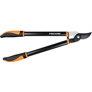 Fiskars Bypass Lopper, Lightweight Tree Pruning Tool, Rust Resistant and Low Friction Coating, SoftGrip Handle Control with Shock-Absorbing System, 24"