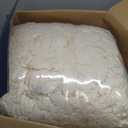 MAXYOYO Bean Bag Chair for Adults, Large 4 ft Bean Bag Chair with Foam Filling, Ultra Soft Fur Lazy Sofa for Living Room Bedroom, Machine Washable Cover (White)