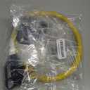 Kanayu 3 ft Dryer Adapter 4 Prong to 3 Prong, Dryer Convert Cord Compatible with Nema 10-30p Plug to 14-30r Receptacle, 3male Plug 4 Female Outlet Receptacle, 10 Awg STW, Etl Listed(Yellow)