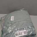 Cosy Family 100% Cotton Muslin Bed Blanket - Breathable and Lightweight Gauze Boho Blanket for Spring, Green, 80x90 Inches (4 Layer - 80x90in)