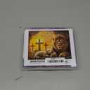 Christian Puzzles for Adults 500 Pieces Lion and Lamb Jigsaw Puzzle Religious Cross Inspirational Spiritual Bible Puzzle for Home Church Decor Christian Gifts