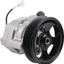 21-480 Power Steering Pump with Pulley Compatible With 2010-2014 Legacy Outback 2.5L 3.6L,21480 21660 34430AJ020 34430AJ021