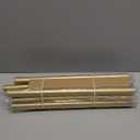 PORTRES Modern Gold Curtain Rods set of 2 for Windows 28 to 48 Inches Adjustable Length 1" Diameter Heavy Duty Curtain Rod with Farmhouse Decorative Finials for Outdoor Bedroom Kitchen Living Room