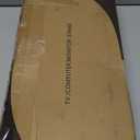 Hemudu Single LCD Computer Monitor Free-Standing Desk Stand Riser for 13 inch to 32 inch Screen with Swivel, Height Adjustable, Rotation, Holds One (1) Screen up to 77Lbs(HT05W-001) White