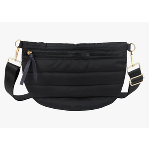 Quilted Crossbody Bags for Women Puffer Fanny Pack Sling Bag Puffy Chest Belt Bum Waist Crossbody Purse Bags Quilted Shoulder Bag for Women