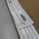 Extra Long Tension Curtain Rod 40-183Inch (3.3-15 ft) White, 1.26" Diameter