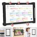 Magnetic Silicone Case for Skylight Calendar,Cover for Skylight Calendar 15 inch Protector Sleeve Magnetic Fridge Mount with A Stylus Pen and SlotBlack(Patent Pending)