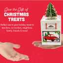 2 x Gia's Kitchen Christmas Treat Gift Containers, 20 Pack - 3D Christmas Gift Boxes to Hold Delicious Holiday Treats - Perfect Cookie Holders for Gift Giving, Party Favor Bags - Festive Farm