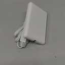 3FT Ultra Flat Plug Extension Cord Power Strip with Multi Outlets, Patented Detachable Ultra-Thin Outlet Concealer & Ultra-Flat Plug, Ideal for Home Improvement, Hide Bulky and Messy Cords (White-UP)