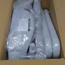 3 in 1 Potty Training Toilet Seat & Toddler Step Stool with Potty Train Chair Adapter and Extra Wide Non-Slip Ladder Potty Seats with Raised Guardrail and Splash Protection Design for Kids 1-3 Years