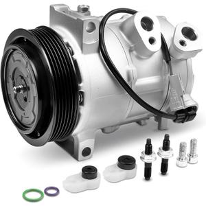 AC Compressor Compatible with Jeep Compass Patriot 2009-2017 2.0L 2.4L, Dodge Caliber 2009-2012 1.8L 2.0L 2.4L, Air Conditioner CO 30011C, 157388, 140667