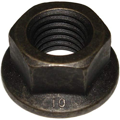 Hard-to-Find Fastener 014973124861 Flange Nuts, 14mm-2.00, Piece-5, Black