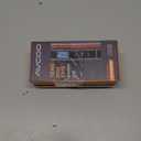 AVCOO 30 Modes TENS EMS Unit Compact Muscle Stimulator for Pain Relief of Back, Shoulder, Neck, Rechargeable & Portable Dual Channel EMS Muscle Stimulator with 30 Intensity Levels, 12 Electrode Pads (Black)