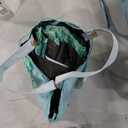 lace parasol umbrella Folding Anti-uv Sunshade Vintage Embroidered Sun Protection (Azure)