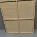 Falling in Art Unfinished Birch Wood Panels Kit for Painting, Wooden Canvas 2 Pack of 20x24 Studio 3/4 Deep, Cradle Boards for Pouring, Art, Crafts, Burning and More