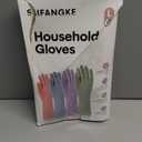 Reusable House Gloves 4 Pairs, Size: Large