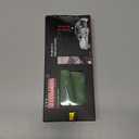 QBUC for Chevy Key Fob Cover with Keychain Soft TPU Protection Case Compatible with 2021-2026 Chevy Tahoe Suburban GMC Yukon Denali Silverado 6-Buttons(Gold Trim Green)