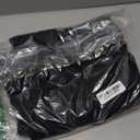 HeSaYep Men's Fleece Baggy Sweatpants Wide Leg Barrel Sweat Pants Lounge Athletic Gym Pants with Pockets (Large, Black)