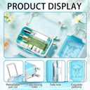 Honeydak 6 Pcs Last Toast on The Coast Bachelorette 6.7 x 3.7 x 1.8 Inches Mini Suitcase Party Favor Travel Gift Box Favor Luggage Storage Box for Bridal Wedding Beach Party Decor for Girls Women