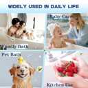 Upgraded Bath Filter 3.0, 15-Stage Bath Water Filter for Tub Faucet, Removes 99.9% of Chlorine & Contaminants, BPA-Free, 2500 Gallons, Hard Water Softener for Healthier Skin, Hair, Nails, Easy Install