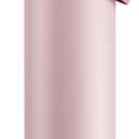 POWCAN 32 oz Insulated Water Bottle with 2-in-1 Straw and Spout Lid, Keep Cold 24H, Leak-Proof, BPA-Free, Double Wall Stainless Steel Water Bottle for Sports, Gym, Travel, and School (Dried Rose)