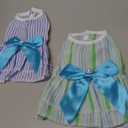 Pet Dog Dress Dog Clothes Girl Sweet Puppy Princess Dresses Yorkie Clothes Cute Doggie Outfit Pet Apparel for Small Dogs and Cats, XXS, 2 Pack