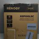 Renogy 100W Portable Solar Panel Suitcase, 25% High Efficiency N-Type Foldable Solar Charger for Power Station, Durable for Decades, 19% Lighter with Kickstands, for RV Camping Off-Grid Blackouts