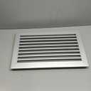 Door Vents for Interior Doors Two Sided, 20 x 12 Door Louver Vent Aluminum Louvered Door Vent White Door Air Vent Grille for Bathroom Garage Cabinet