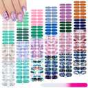 Maitys 336 Pieces 24 Sheets Full Wrap Nail Polish Strips Stickers Self Adhesive Gel Nail Strips Art Decals with File for Women DIY Decorations(Vintage Style)