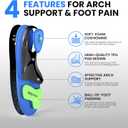 Work Boot Insoles Plantar Fasciitis - Welnove Heavy Duty Inserts for Pain Fatigue Relief, Standing All Day - High Arch Support Shoe Insoles Orthotic for Flat Feet, Achilles Tendonitis, Men Women (XL)