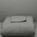 UGG Leonora Comforter Set with 1 Pillow Sham Lightweight Down Alternative Reversible All Season Washable and Hypoallergenic Bedding for College Apartment or Dorm Essentials, Twin/Twin XL, Light Grey (Silver)