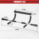 Pull Up Bar for Doorway, Portable Pull-up Bar for Strength Training, Body Fitness Workout Bar With Thickened Steel, Indoor Chin-Up Bar&Upper Body Workout Bar Fitness Trainer for Home and Gym