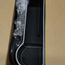 LED Car Seat Gap Filler Organizer Car Gap Filler with 10 Light Music Rhythm Modes USB and Type-C Charger Fit for iPhone Android (2 Pack) (YJXR-01-CL)